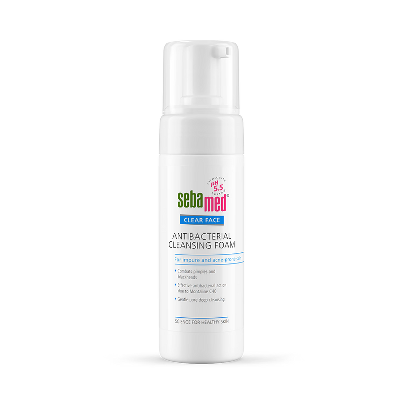 Sebamed Clear Face antibacterial cleansing foam 150ml, imported from the UK