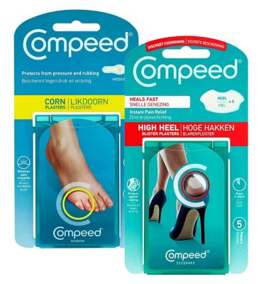 Compeed Hydrocolloid High Heel Blister Plasters and Corn Protection Bundle