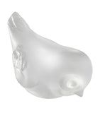 Lalique crystal bird sculpture head down 6cm - British product