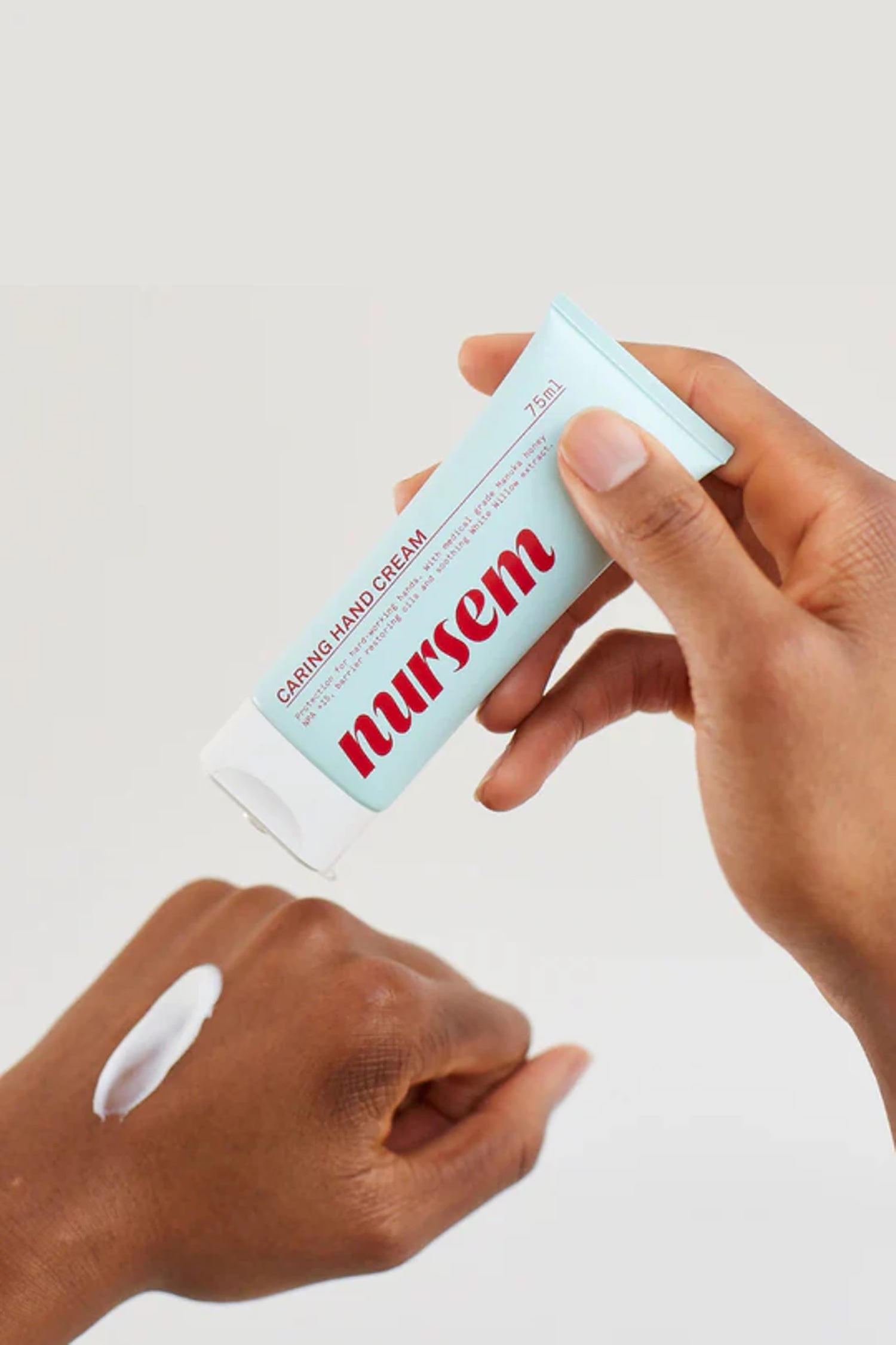 Nursem Caring Hand Cream 75ml, imported from the UK