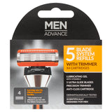 Sainsbury's Men Advance 5 Blade Refill x4 GOODS Sainsburys   