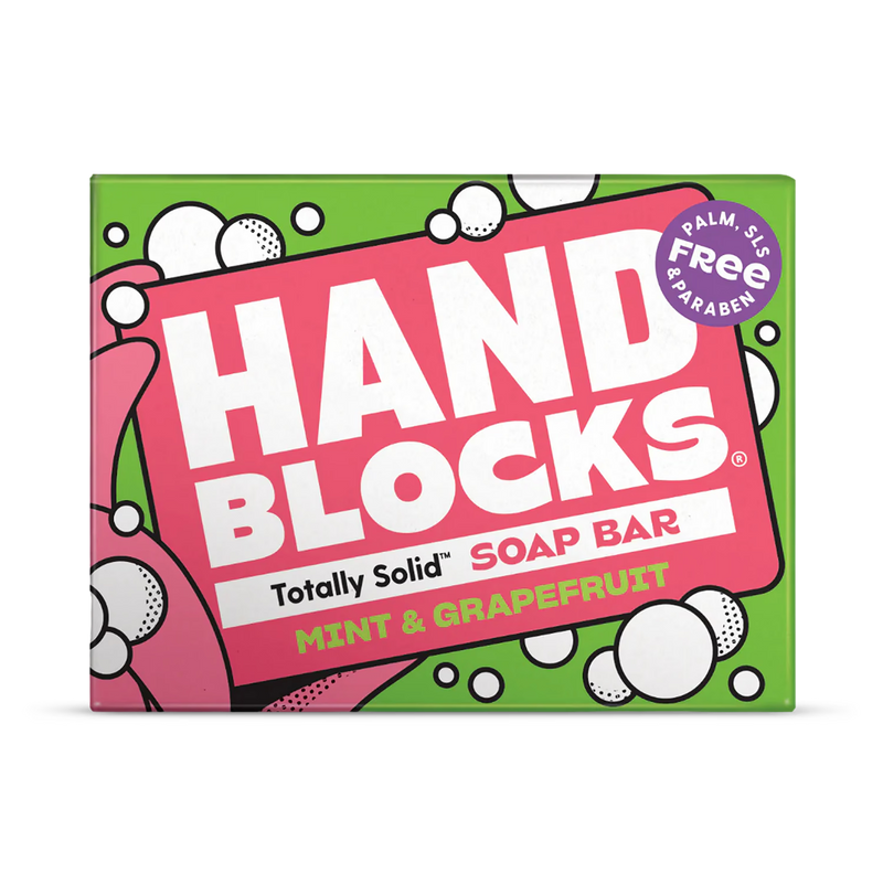 Mint & Grapefruit hand soap bar, imported from the UK