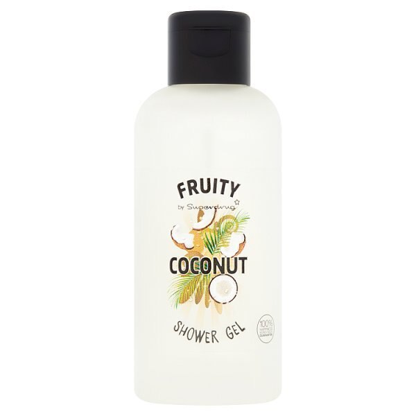 Superdrug Natural Coconut and White Peach Shower Gel 100ML GOODS Superdrug   