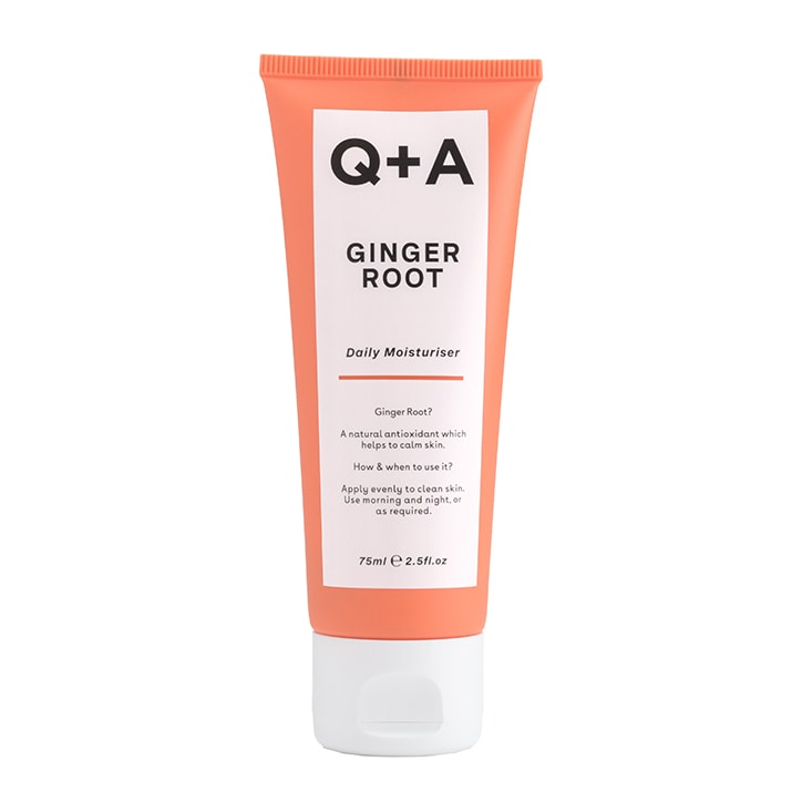 Q+A Ginger Root Daily Moisturiser 75ml GOODS Holland&Barrett   