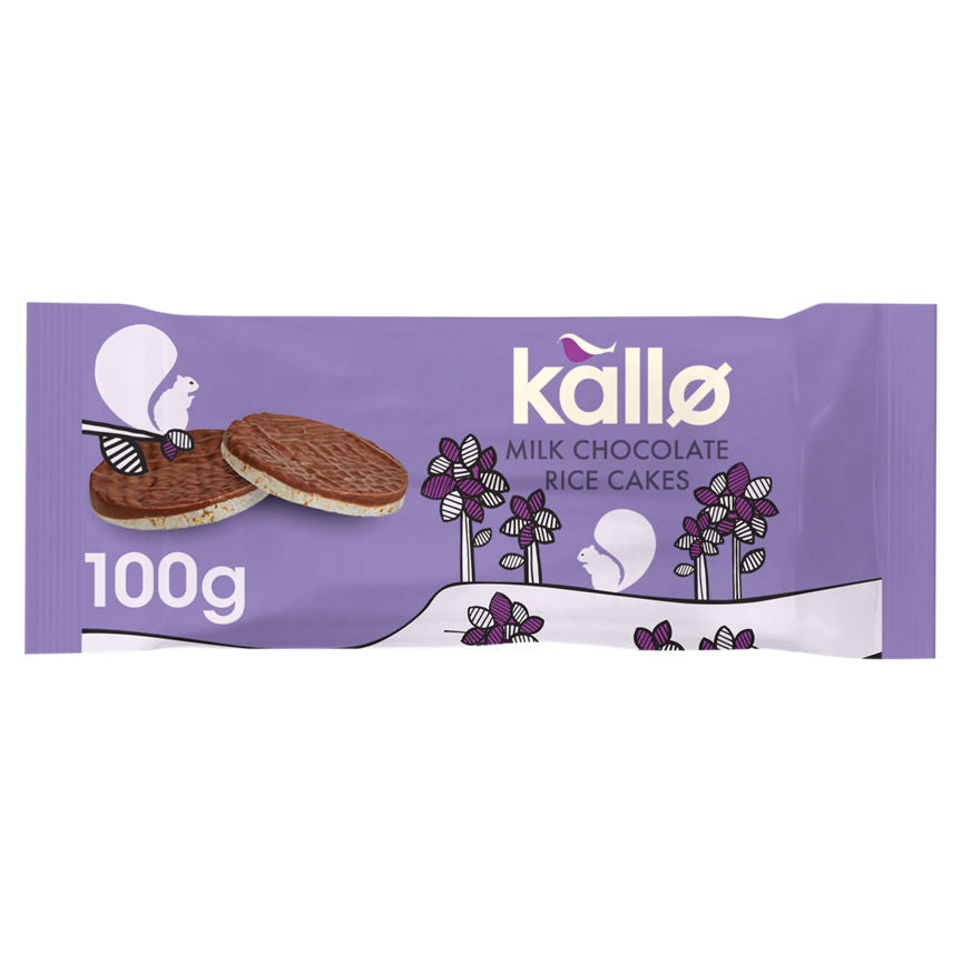 Kallo Milk Chocolate Rice Cakes GOODS ASDA   