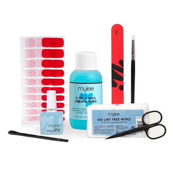 Mylee gel nail wrap kit complete system imported from the UK.