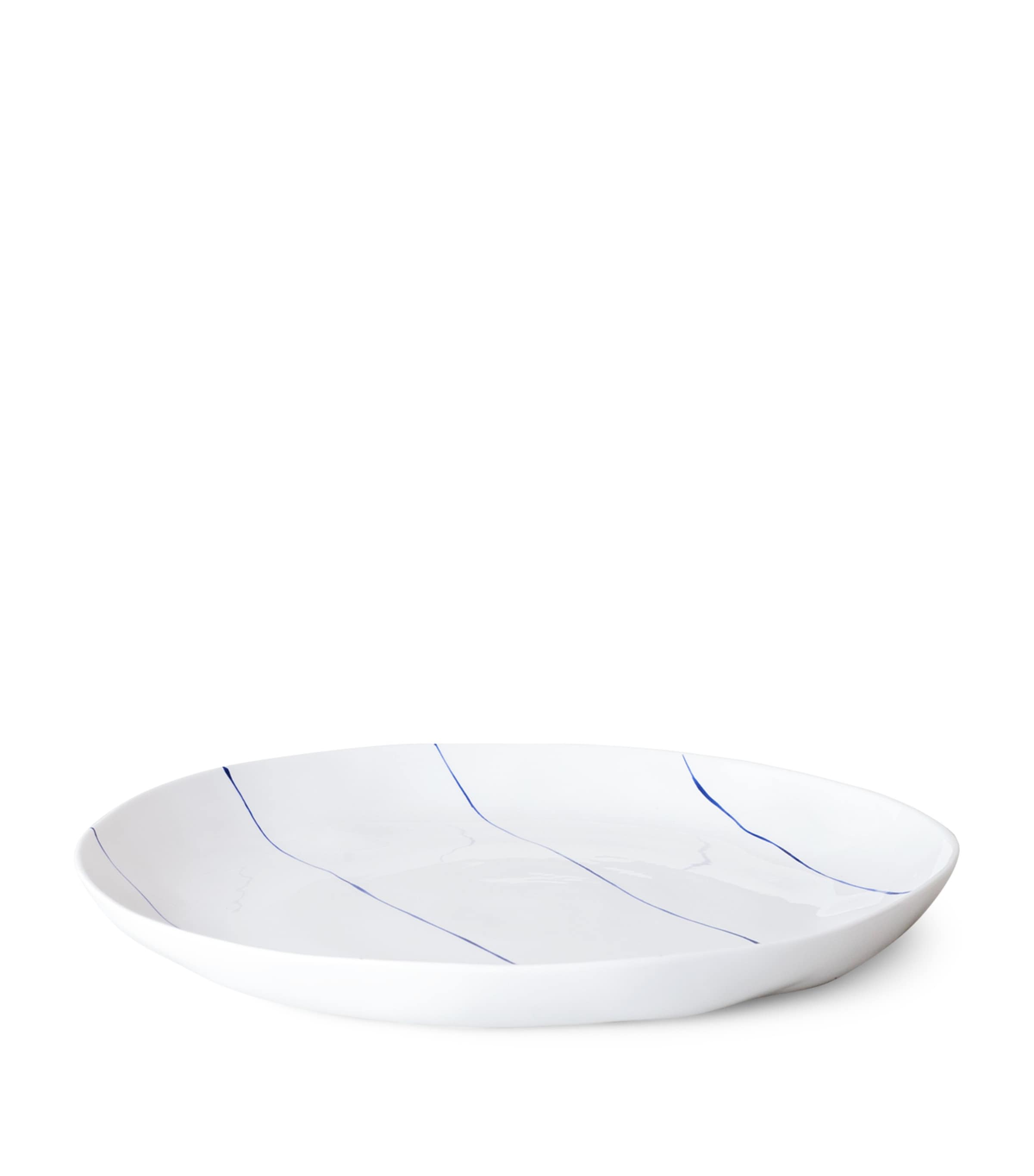 Feldspar Stripe Shallow Serving Bowl 34cm, UK version