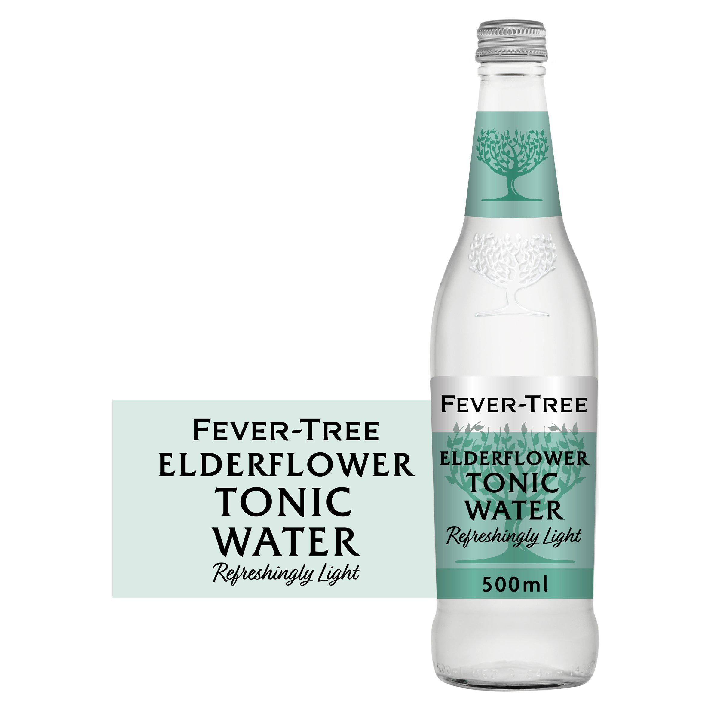 Fever-Tree Refreshingly Light Elderflower Tonic Water 500ml GOODS Sainsburys   