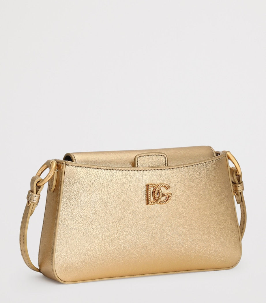 Dolce&Gabbana metallic leather phone bag - British product