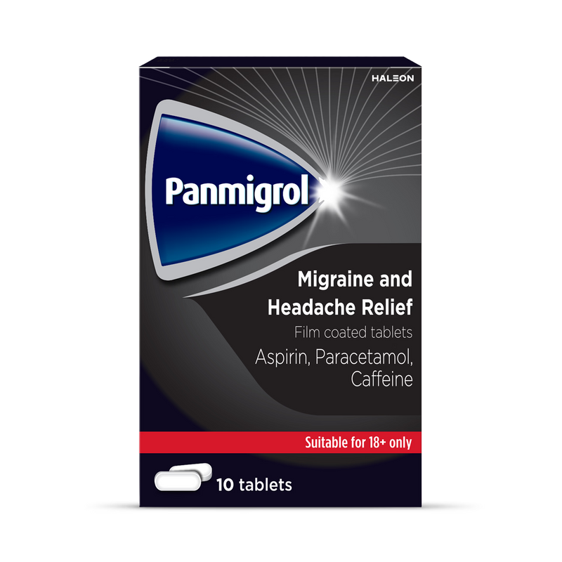 Panmigrol 565mg tablets headache migraine relief - British product
