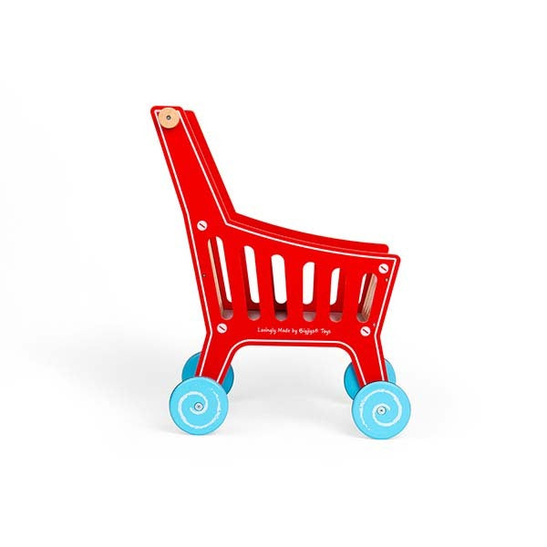 Bigjigs Toys Wooden Shopping Trolley Toy GOODS Superdrug   