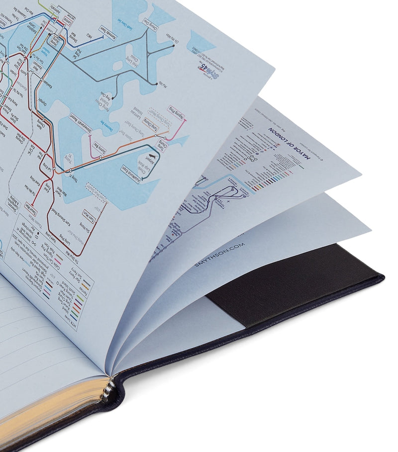 Smythson Soho leather A5 2026 diary (British brand)