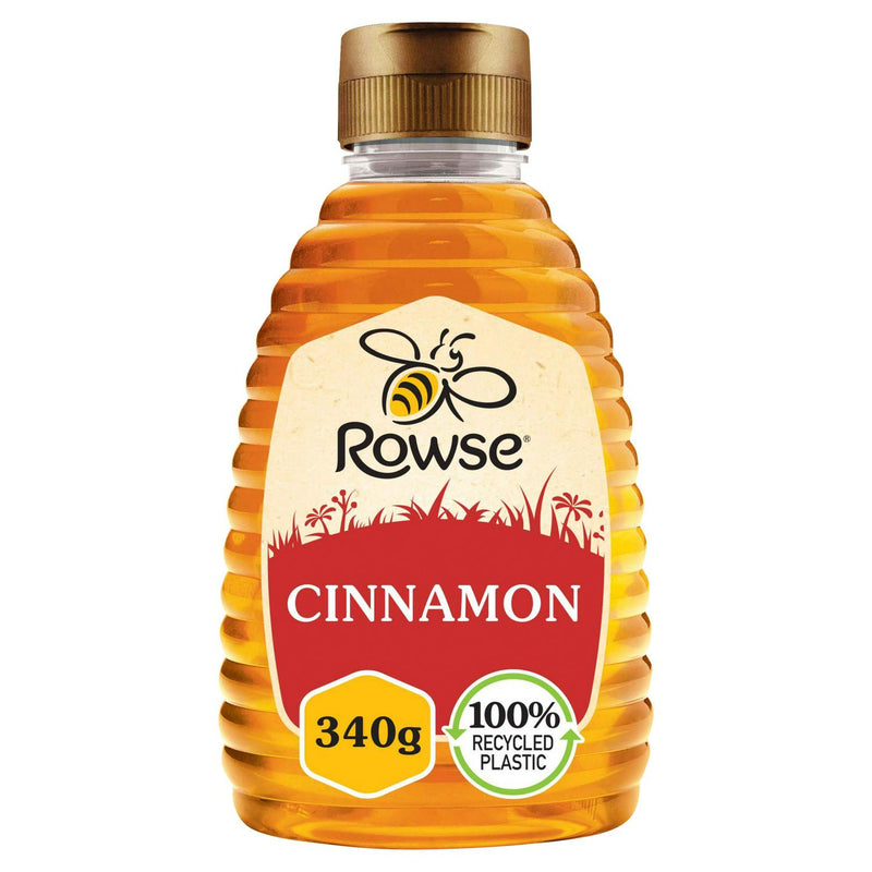 Rowse Honey Cinnamon Flavour 340g, imported from the UK
