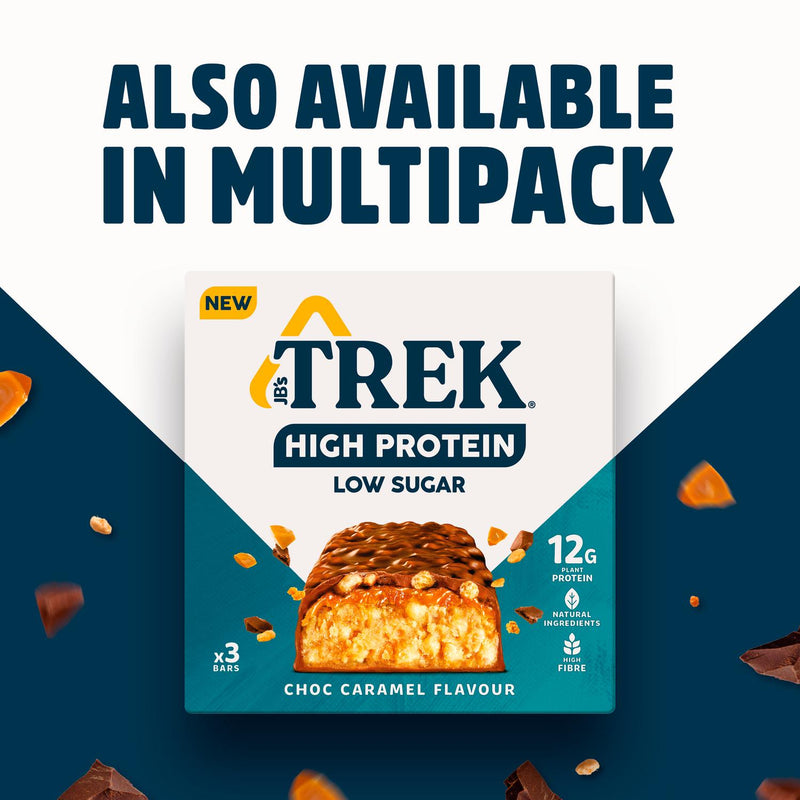 Trek protein bar caramel flavour 44g (British brand)