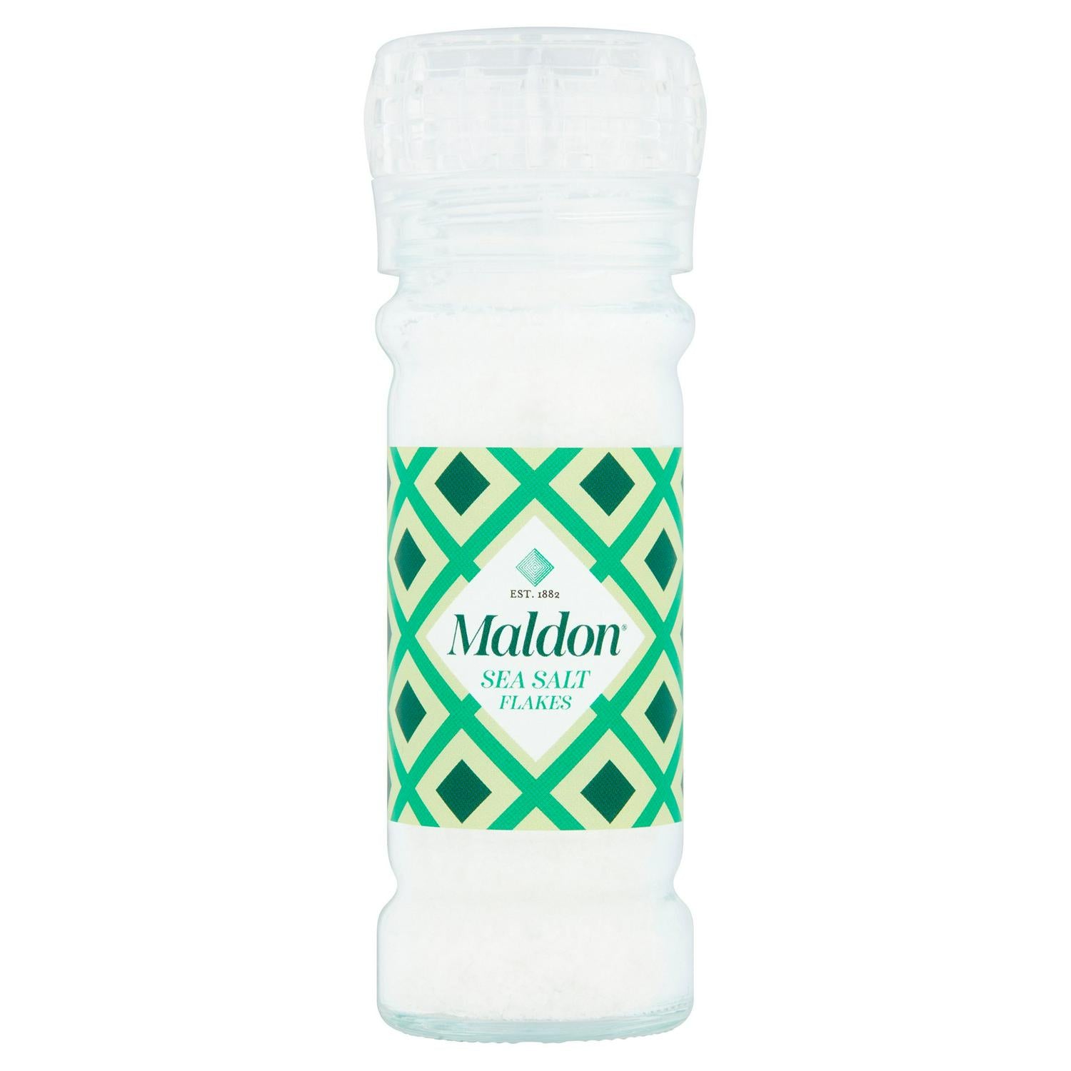 Maldon Sea Salt Flake Grinder 55g, imported from the UK