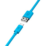 Juice USB Type-C Charging Cable Round Aqua 1m, UK version