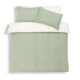 Habitat Seersucker Gingham Bedding Set Green, UK version