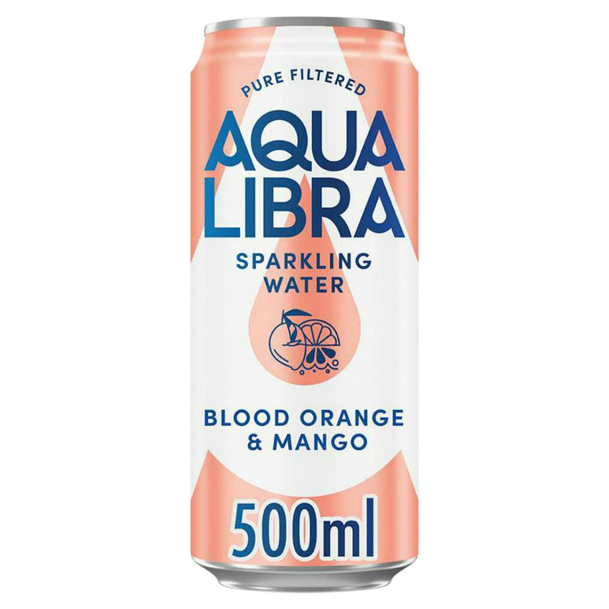 Sparkling Water Infused with Blood Orange and Mango 500ml