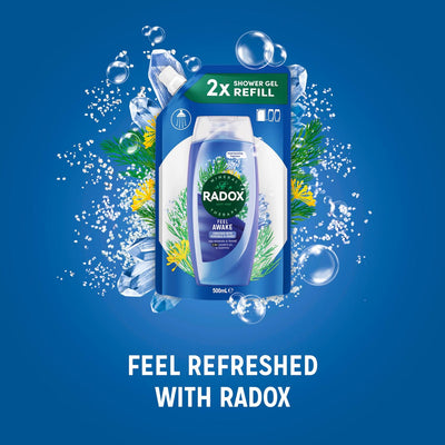 Sainsburys Invigorating 2-in-1 Body Wash and Shampoo Refill Pouch 500ml with Mineral and Herb Blend- Buy online at McGrocer