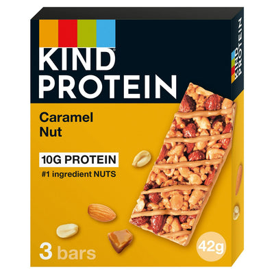 KIND Karamell-Nuss Proteinriegel 3 x 42g