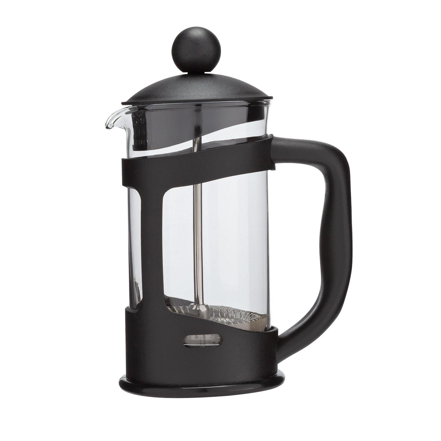 Habitat black plastic cafetiere 3 cup capacity, UK version