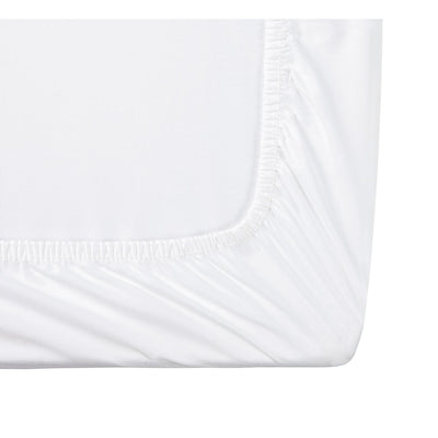 Sainsburys White 400 Thread Count Egyptian Cotton Fitted Bed Sheet- Buy online at McGrocer