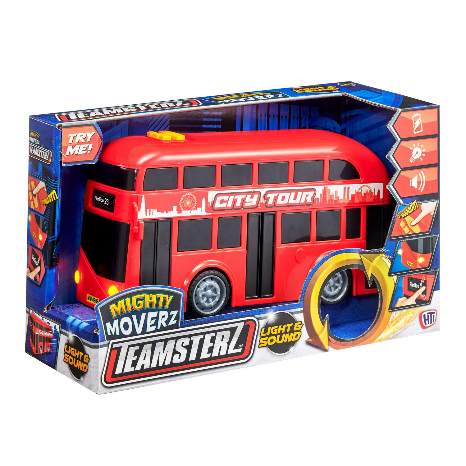 Teamsterz city bus toy with lights and sounds 27cm length (British brand)