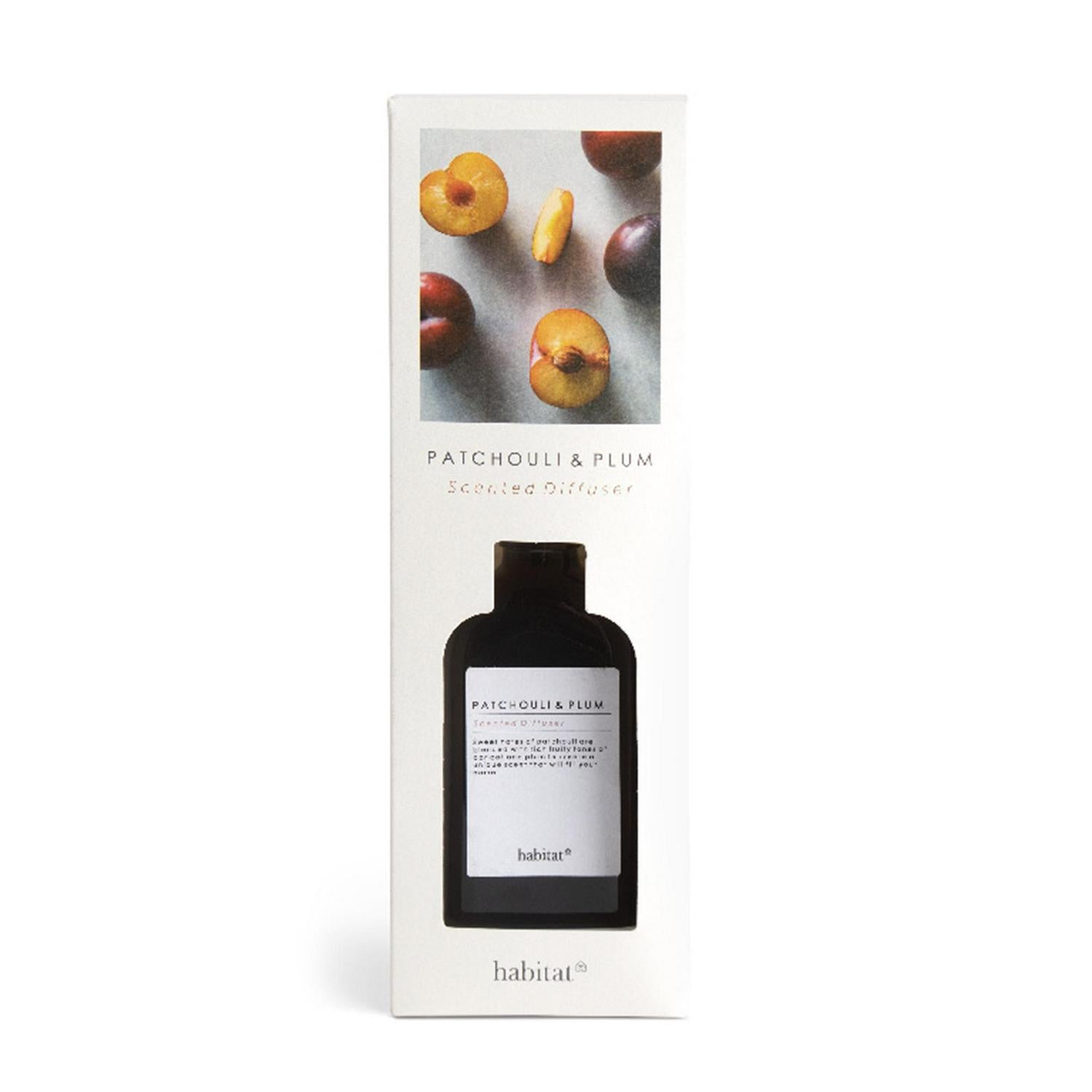 Habitat patchouli plum scented diffuser 150ml, imported from the UK