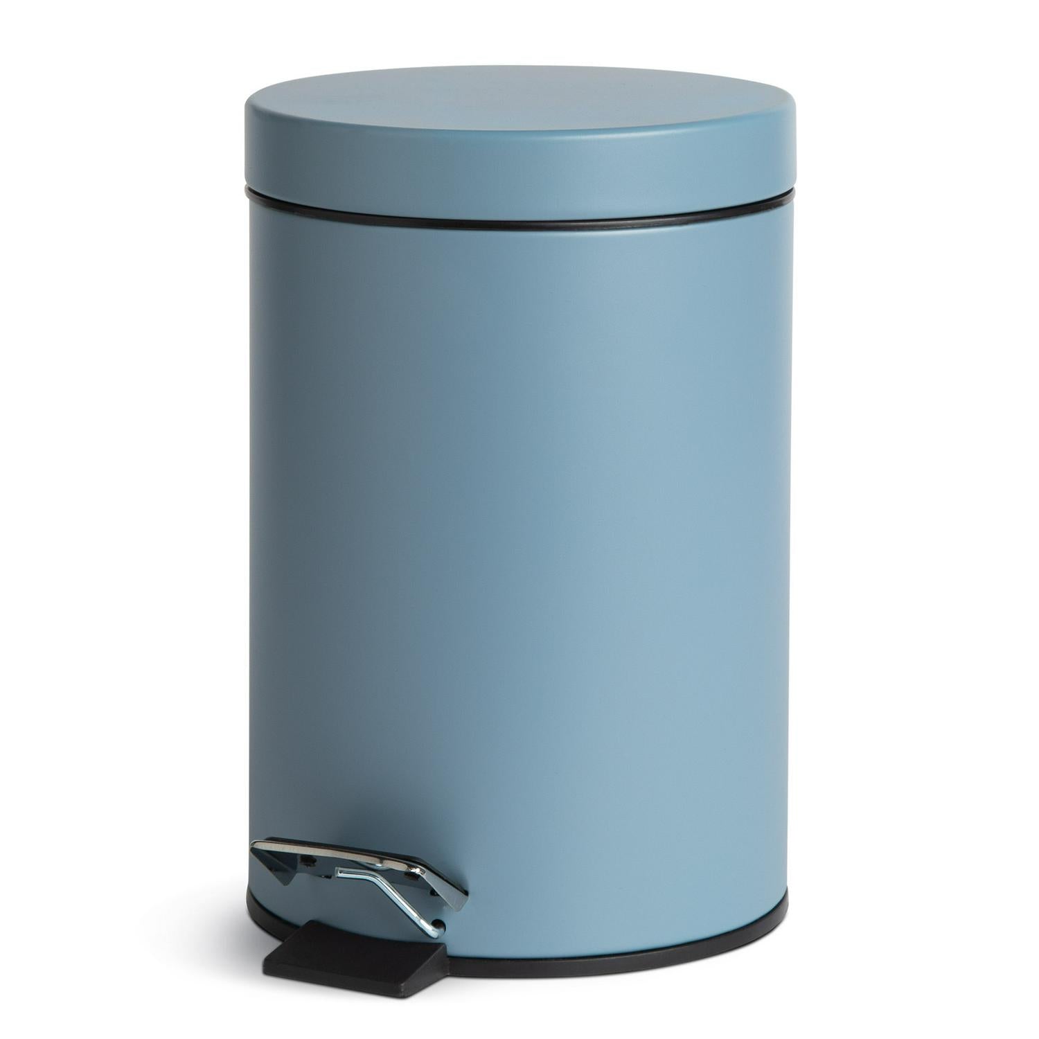 Sainsbury's Home blue pedal bin 3L (British brand)
