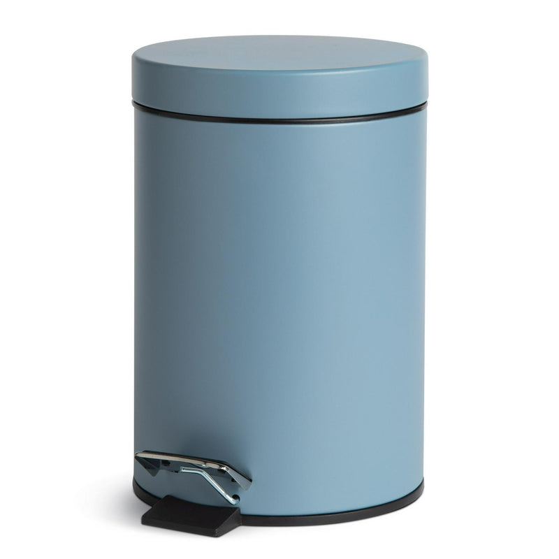 Sainsbury's Home blue pedal bin 3L (British brand)