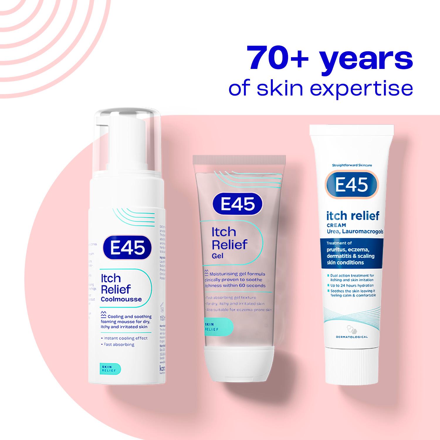 E45 itch relief body cream 500g, UK version