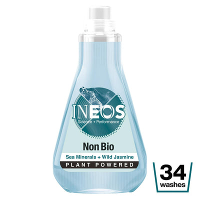 Lessive liquide Non Bio INEOS Minéraux marins Jasmin sauvage 34 lavages