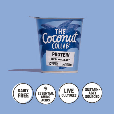 زبادي جوز الهند واللوز بروتين Coconut Collab 350 جرام Sainsburys - اشترِ عبر الإنترنت من McGrocer