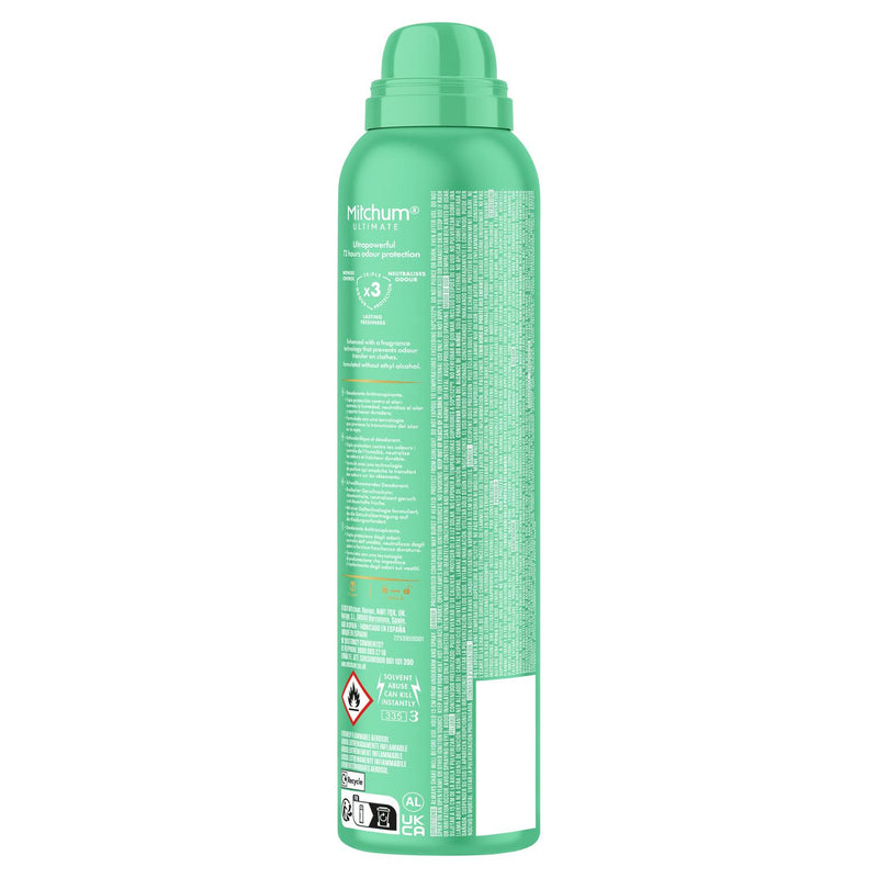 Mitchum Women Ultimate Bright Floral Antiperspirant 250ml, imported from the UK