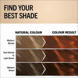 Permanent Hair Colour in Light Copper Brown Shade 5-77, Ammonia-Free with 4 Caring Oils