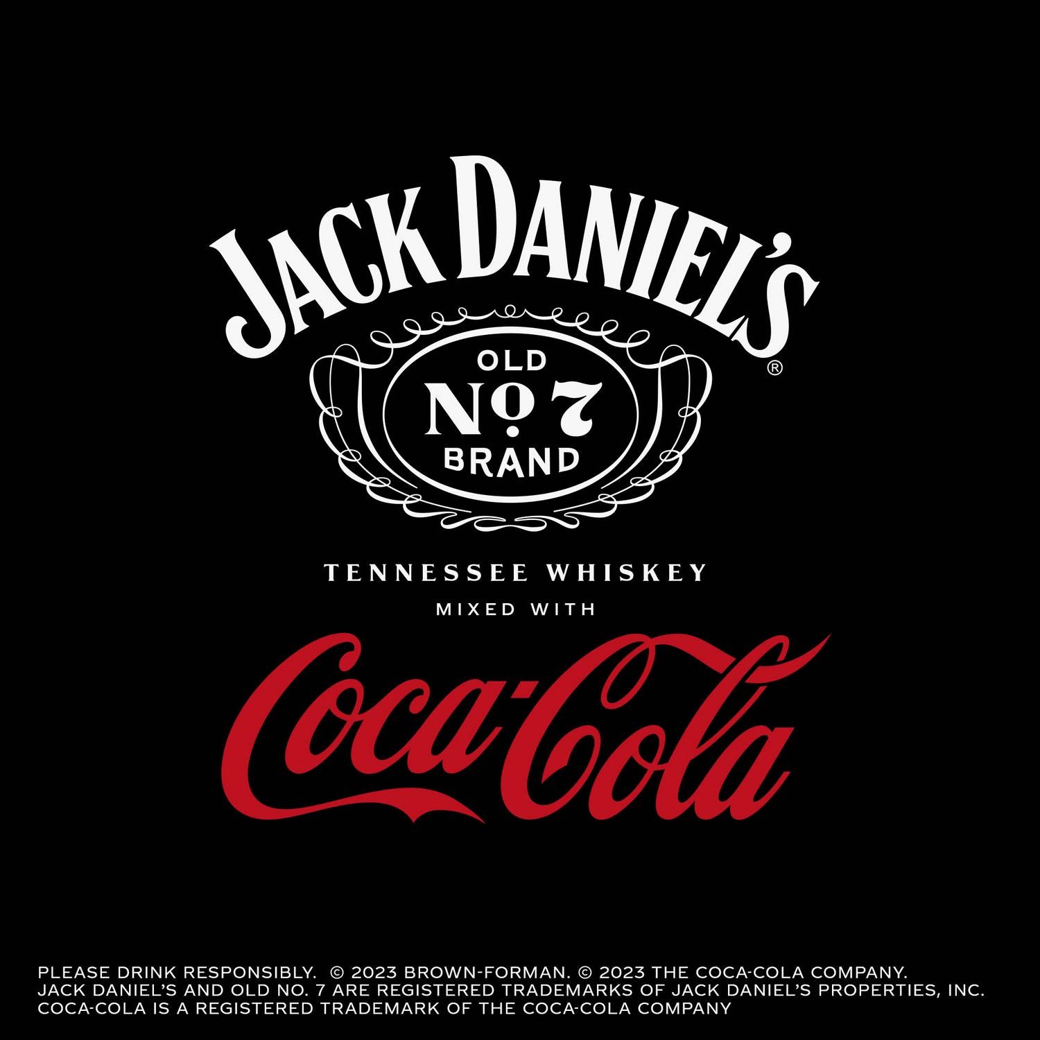 Jack Daniel's ready-to-drink cola cocktail 6 x 250ml, UK version