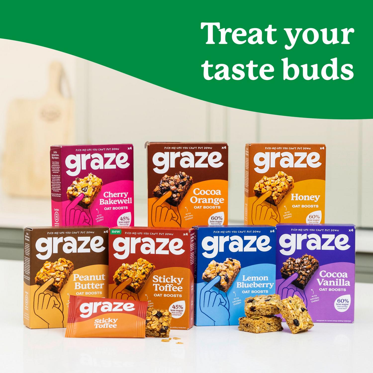 Honey Oat Flapjack Snack Bars with Mixed Seeds 4 x 30g