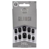 Elegant Touch Midnight Black Nails