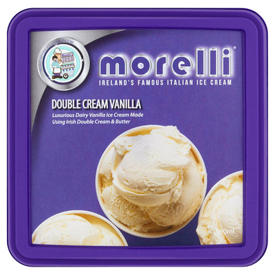 Morelli Double Cream vaniljeiskrem britisk stil 950 ml