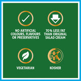 Heinz Extra Light Salad Cream 435g in Plastic Bottle, UK version