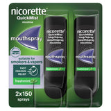 Nicorette Quickmist Mouthspray Freshmint 2 Units Quit Vaping Aid