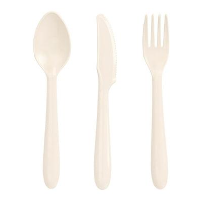 Sainsburys Sainsbury's Home Gjenbrukbart Plastikk Bestikksett 24 deler - Kjøp online hos McGrocer