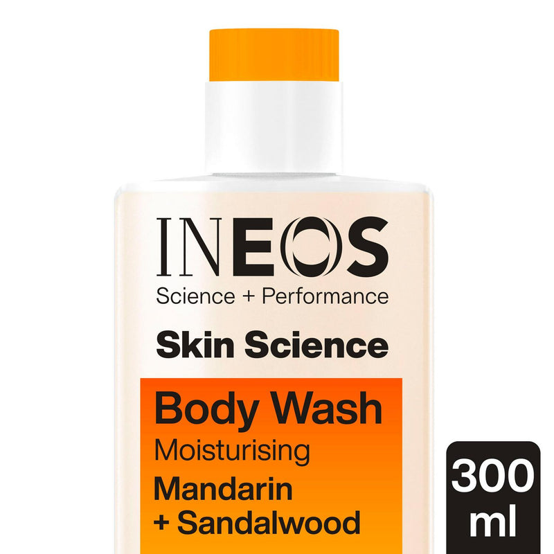 Ineos Skin Science Mandarin + Sandalwood Body Wash Shower Gel 300ml