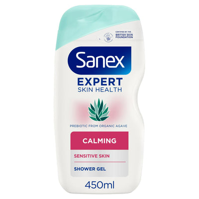 Sainsburys Sanex Expert Skin Health Agave Calming Shower Gel 450ml- Buy online at McGrocer