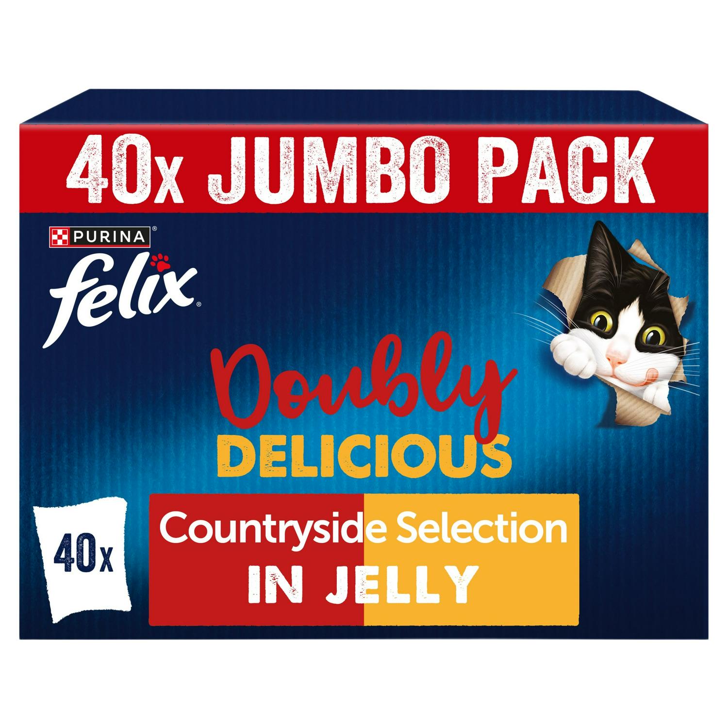 Felix Countryside Selection Wet Cat Food 40 x 85g - British product