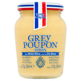 Grey Poupon Prepared Dijon Mustard with White Wine 215g, UK version