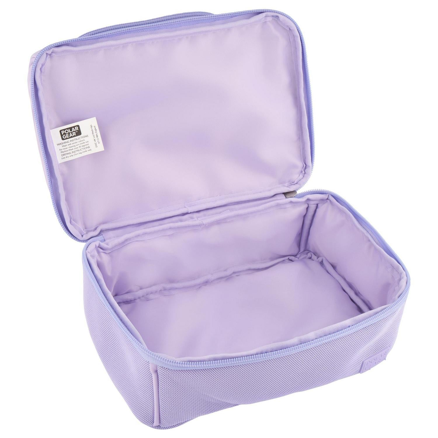Polar Gear lilac lunch bag, imported from the UK