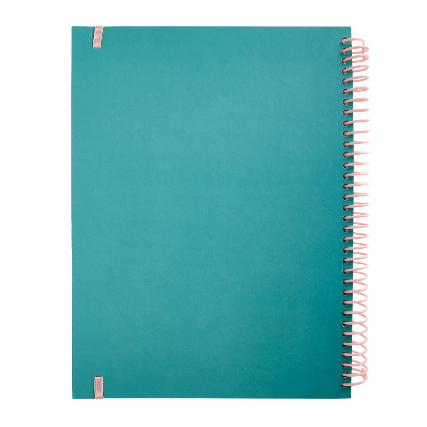 Habitat A4 Project Book with 102 pages Teal, UK version