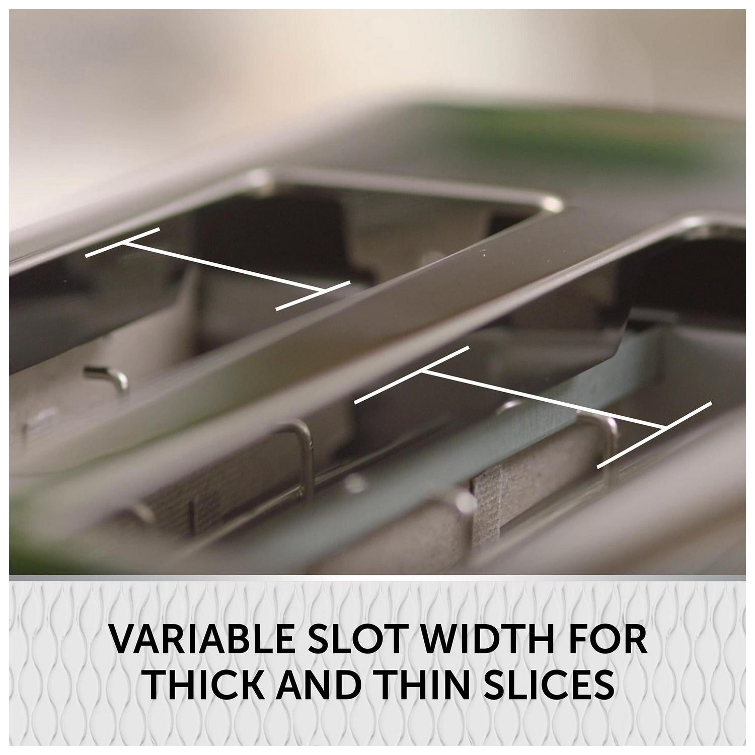 Breville VTT911 Curve 4 Slice Toaster - White and Chrome