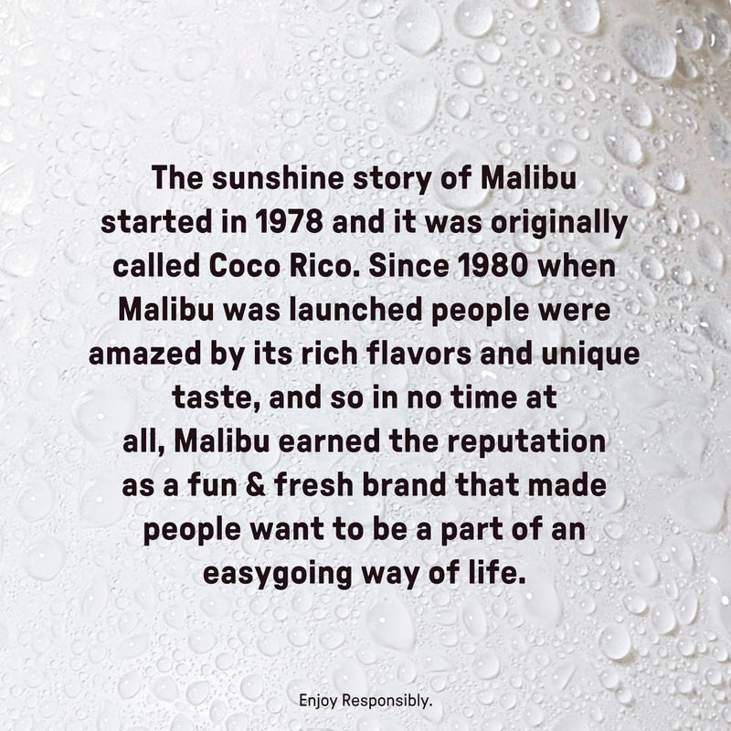 Malibu rum coconut flavour 70cl, imported from the UK